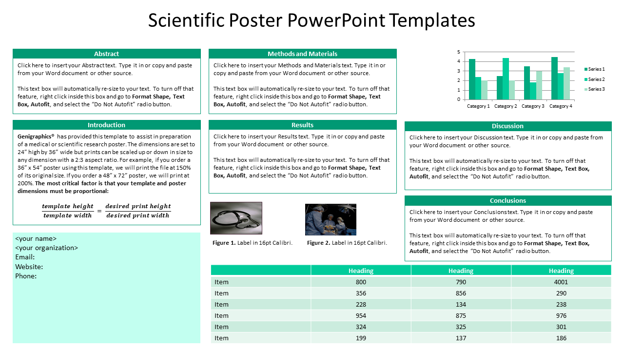 Scientific Poster PowerPoint Templates